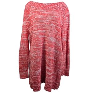 GAP Off-the-Shoulder Long Sleeve Red Sweater Size XXL